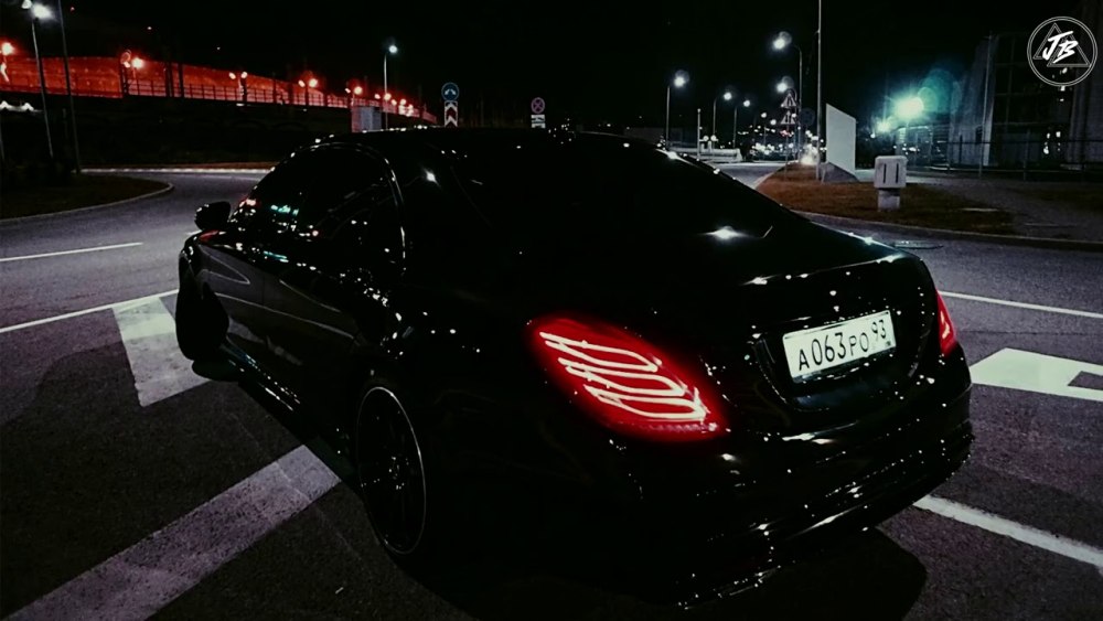 Мерседес w222 ночью