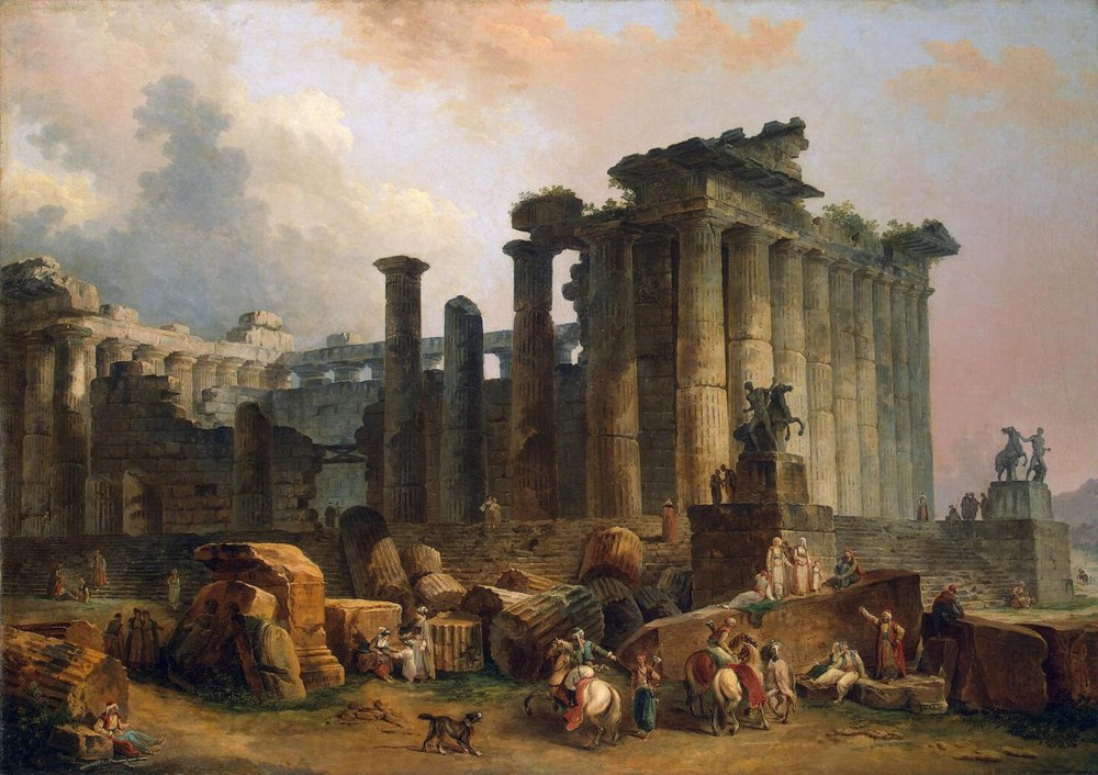 Уильям тёрнер, «современный Рим – Кампо Ваччино» (1839)