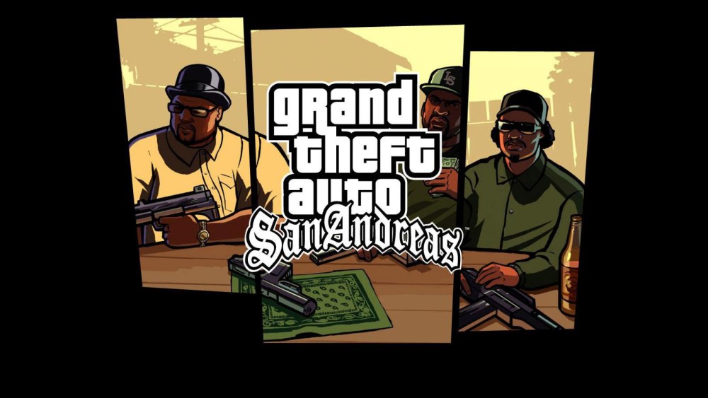 Grand Theft auto San Andreas Постер