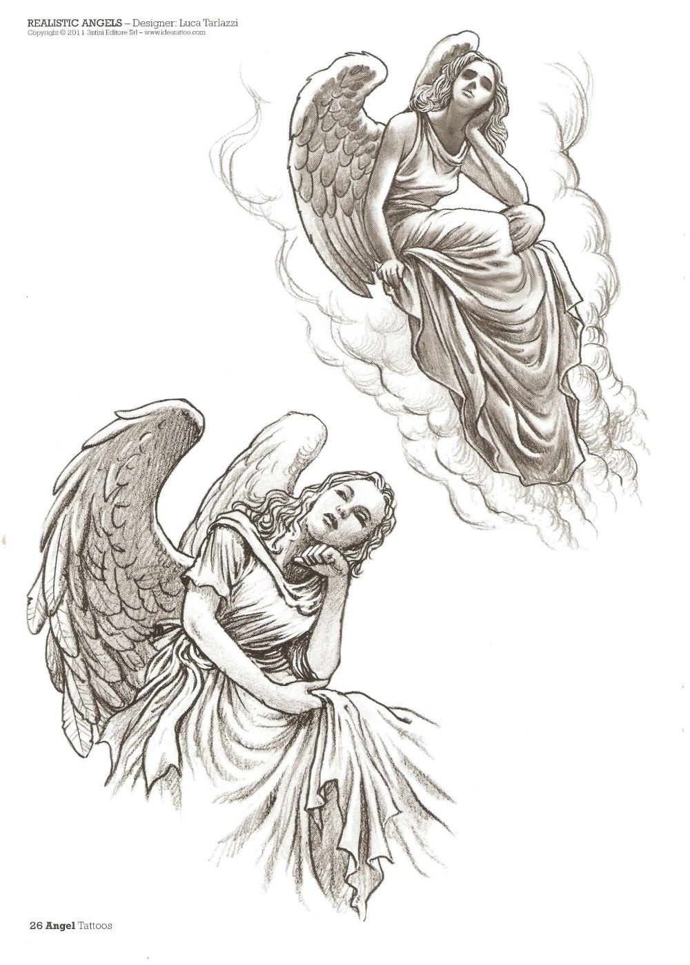 Эскизы ангелов