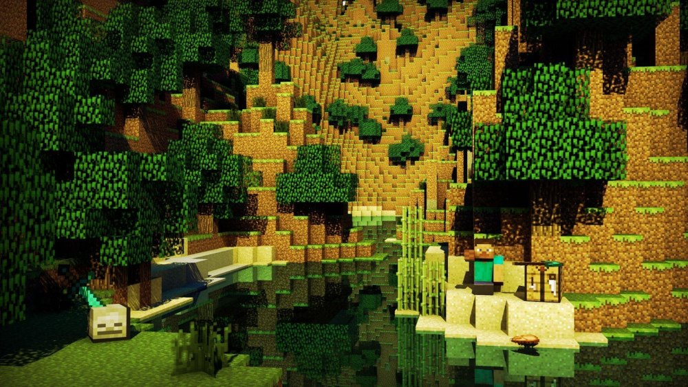 Minecraft пейзажи
