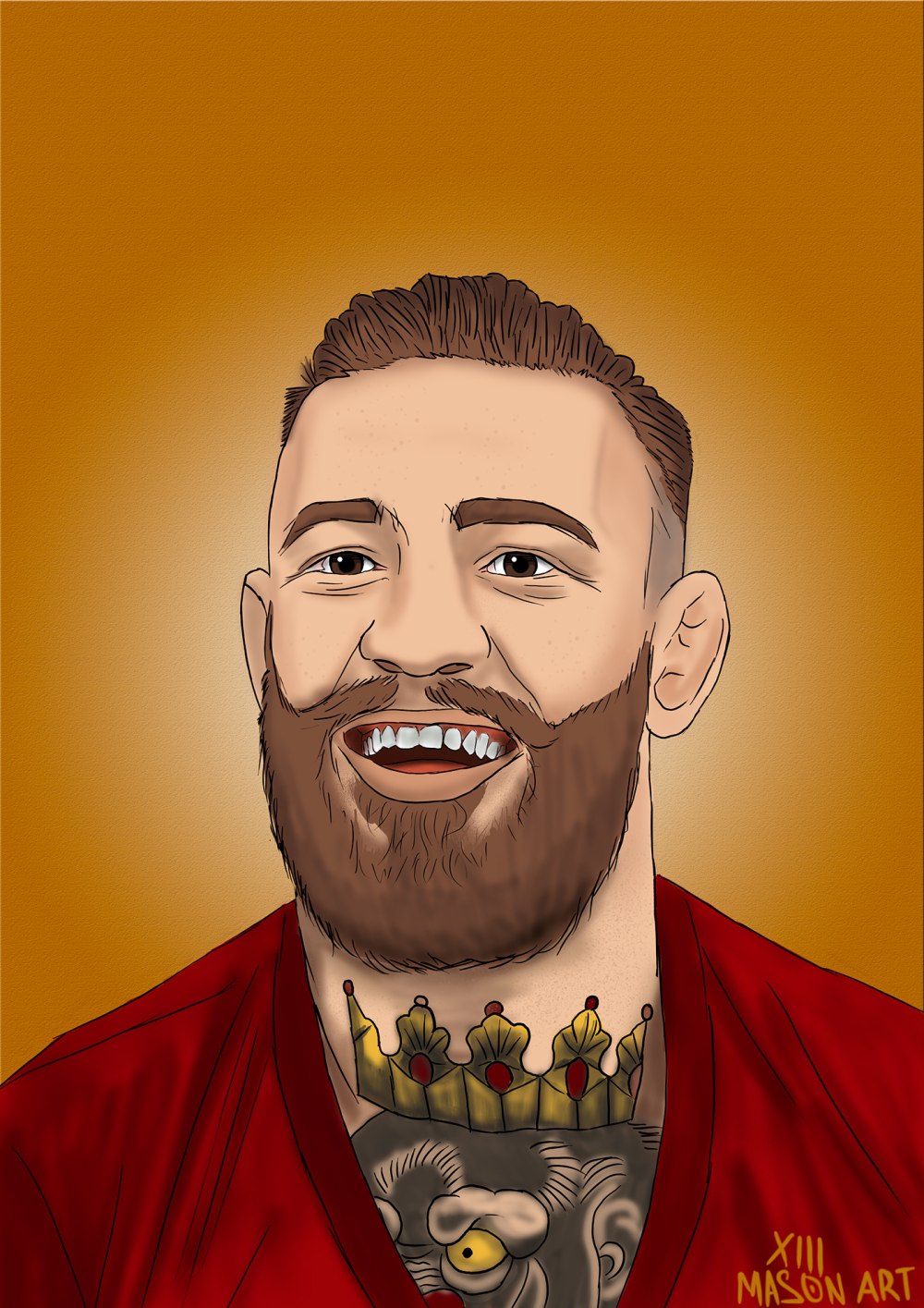 Конор МАКГРЕГОР шарж