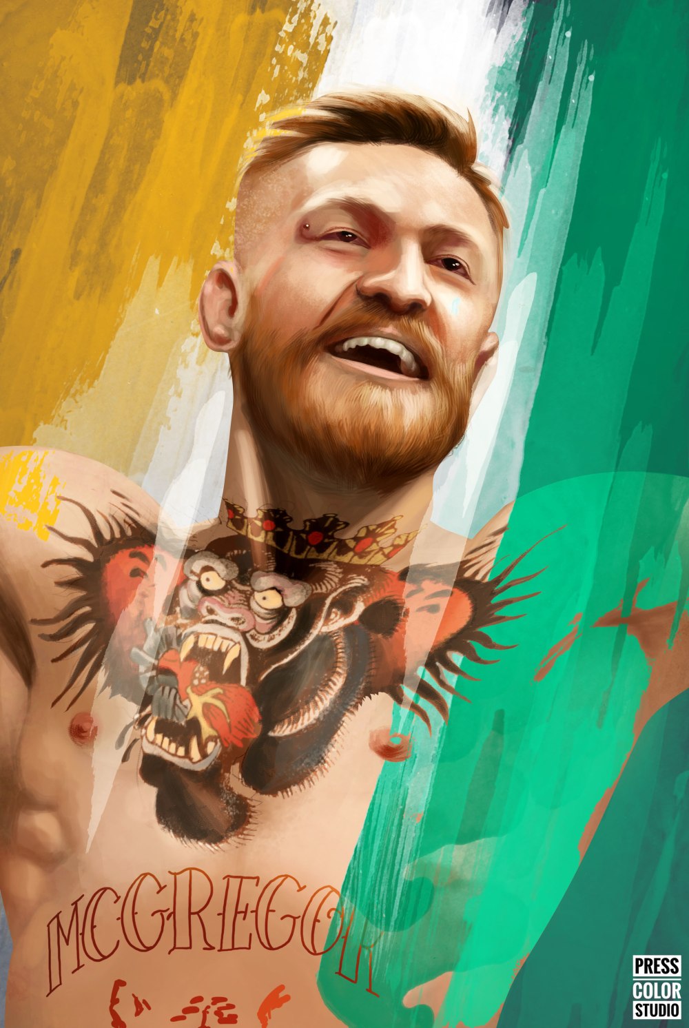 Раскраски UFC Конор МАКГРЕГОР