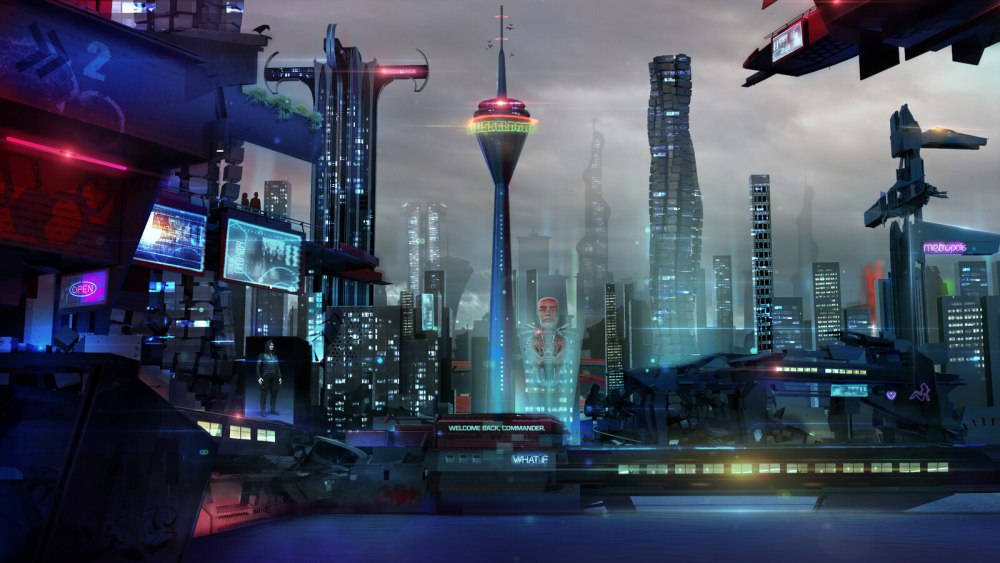 Cyberpunk 2077 неон