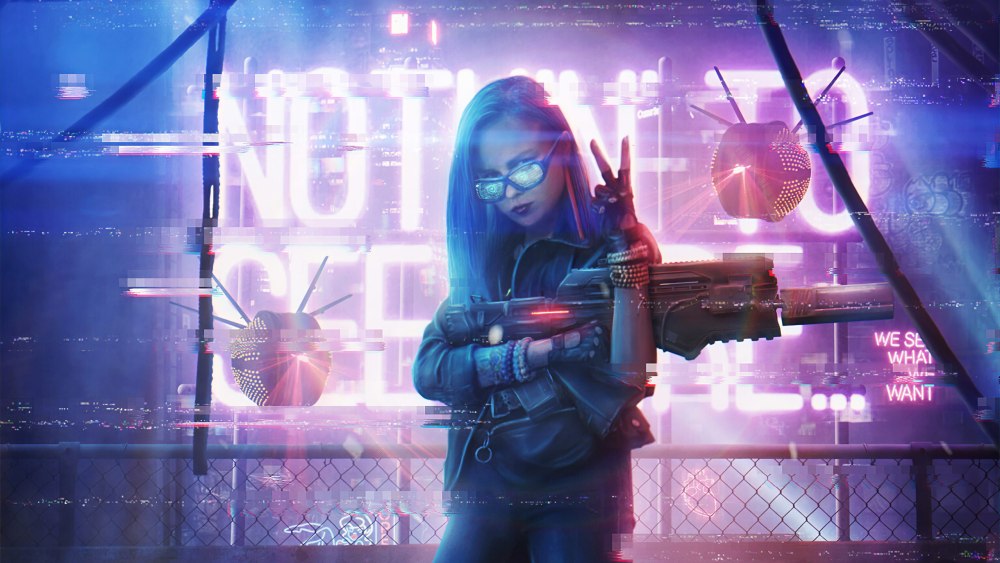 Cyberpunk 2077 улицы