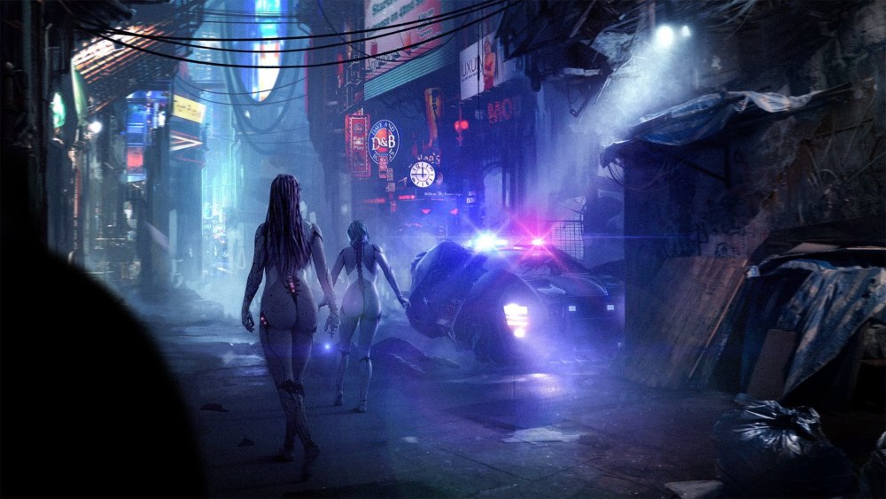 Cyberpunk 2077 Art город