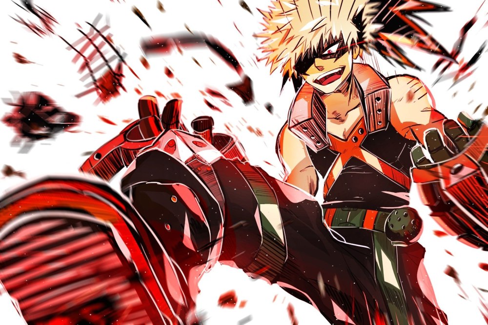 Hero Academia Бакугоу и Мидория
