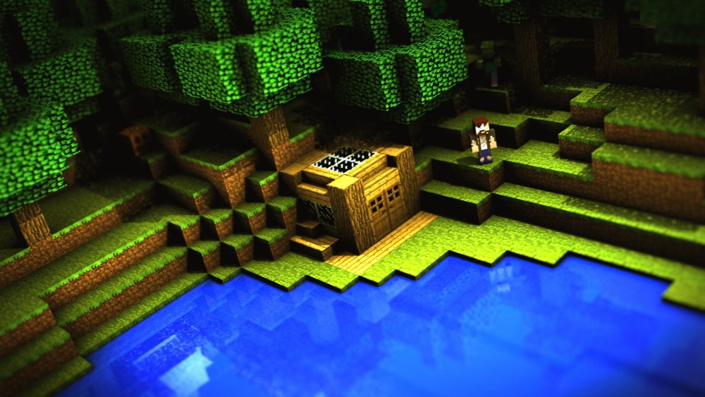 Minecraft фон для рабочего стола