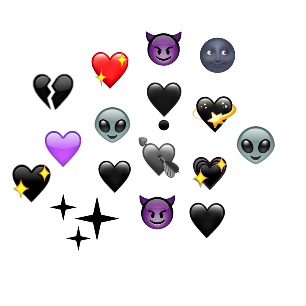 Черное сердце ЭМОДЖИ