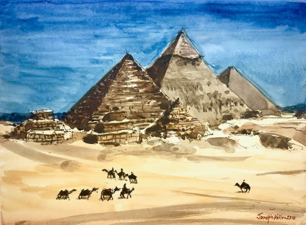 Египет. Раскраска