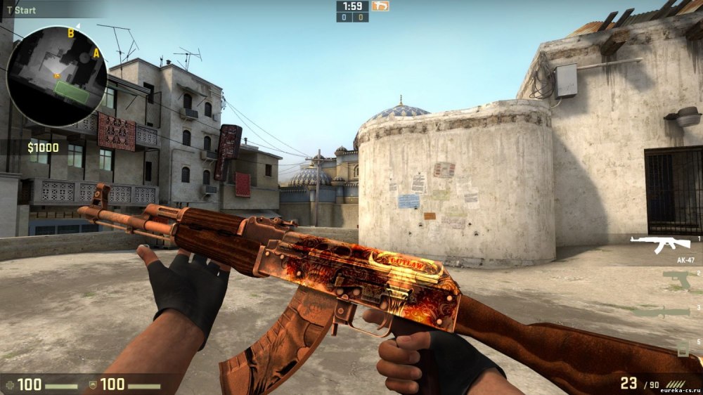 AK 47 поверхностная закалка