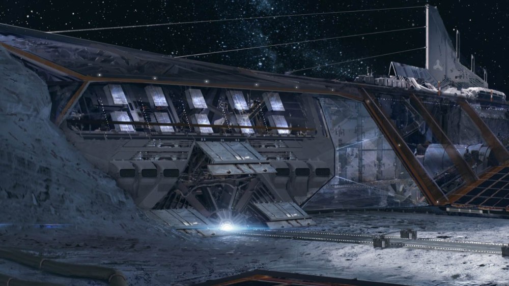 Space Colony концепт арт