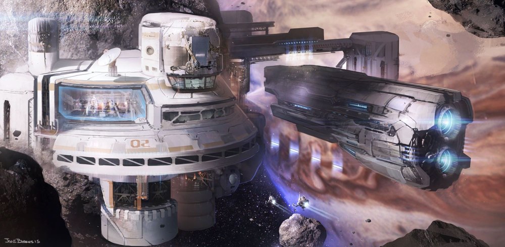 Космопорт Sci Fi