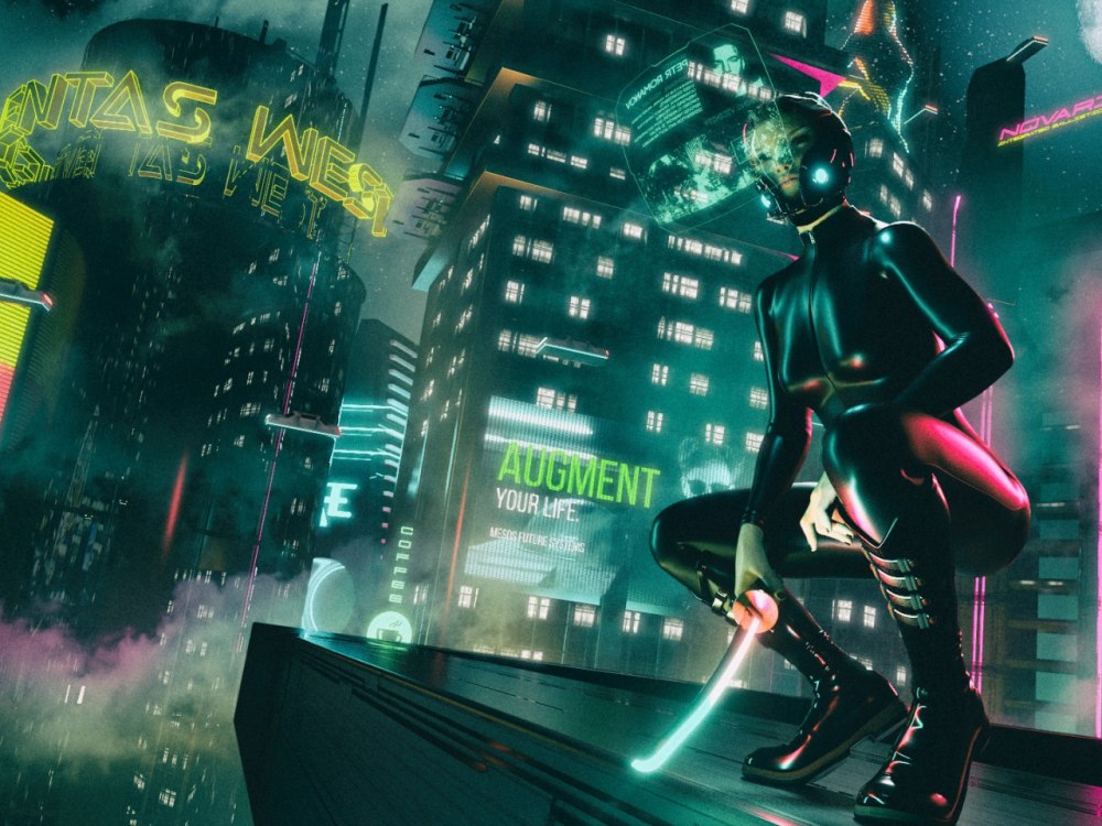 Cyberpunk 4к City
