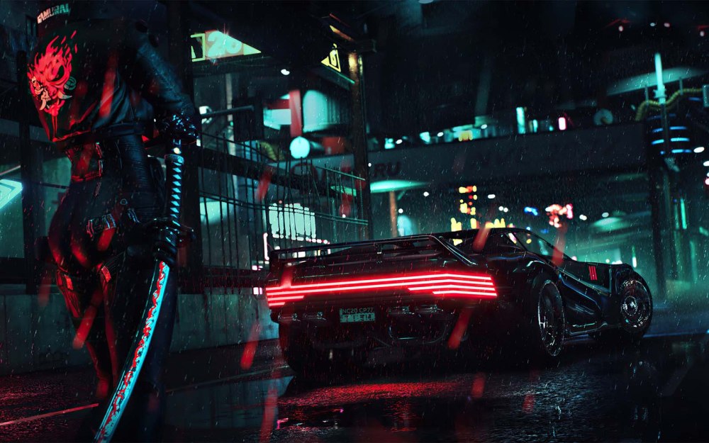 Cyberpunk 2077 автомобили 4k
