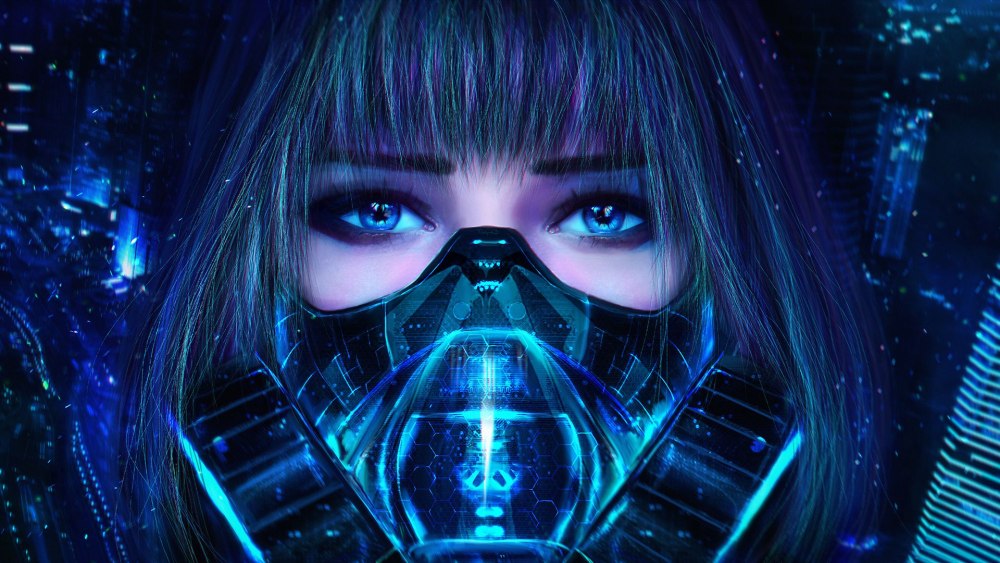 Cyberpunk 4k город
