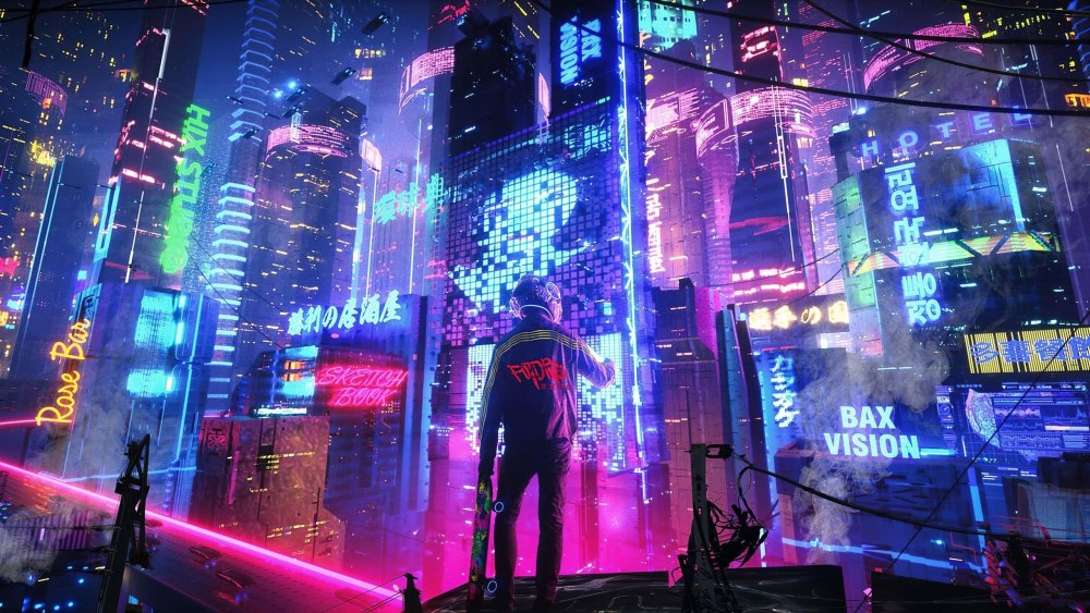 Cyberpunk City неон