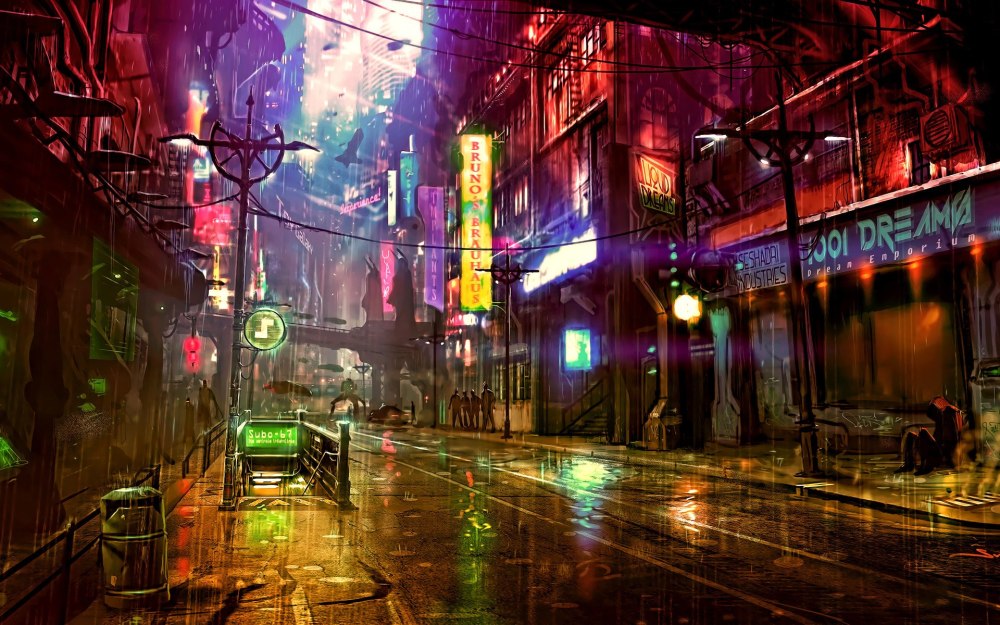 Cyberpunk 2077 Arts улица