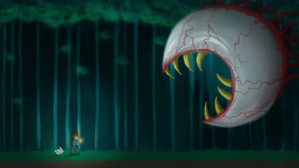 Terraria хуманизация боссов