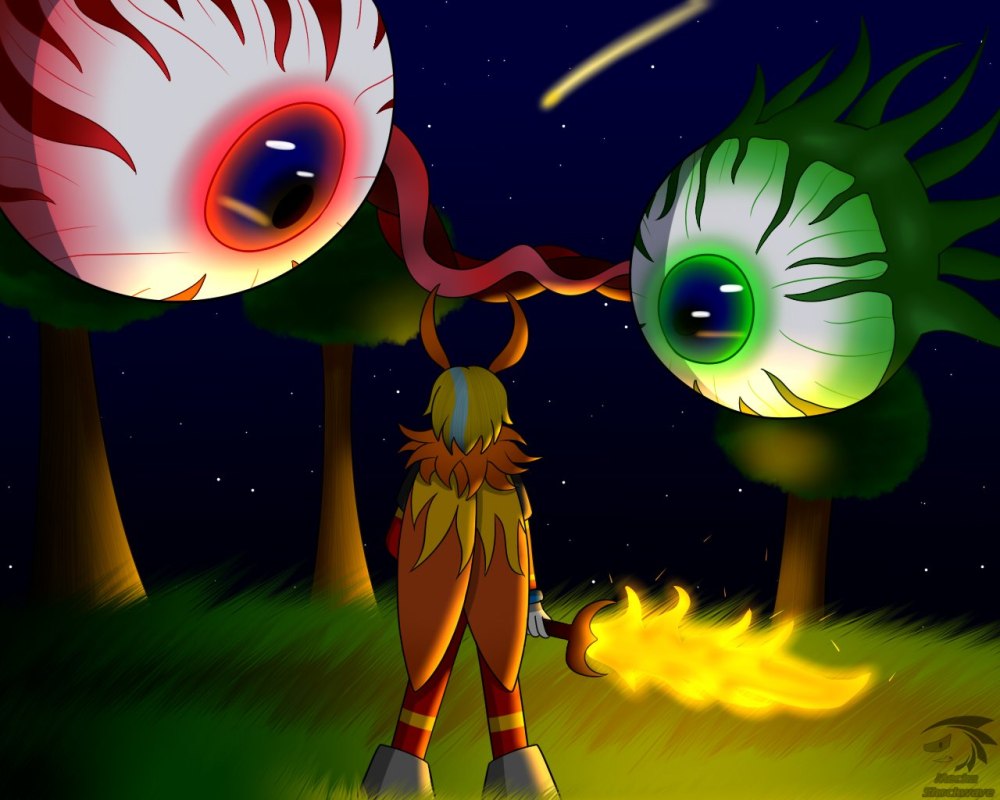 Terraria Art Близнецы