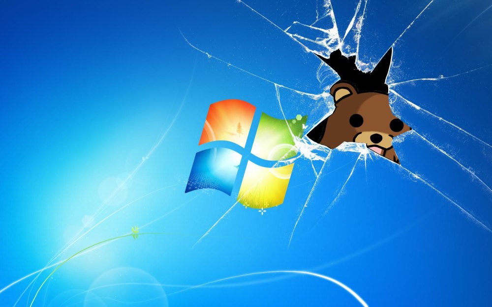 Разбитый экран Windows
