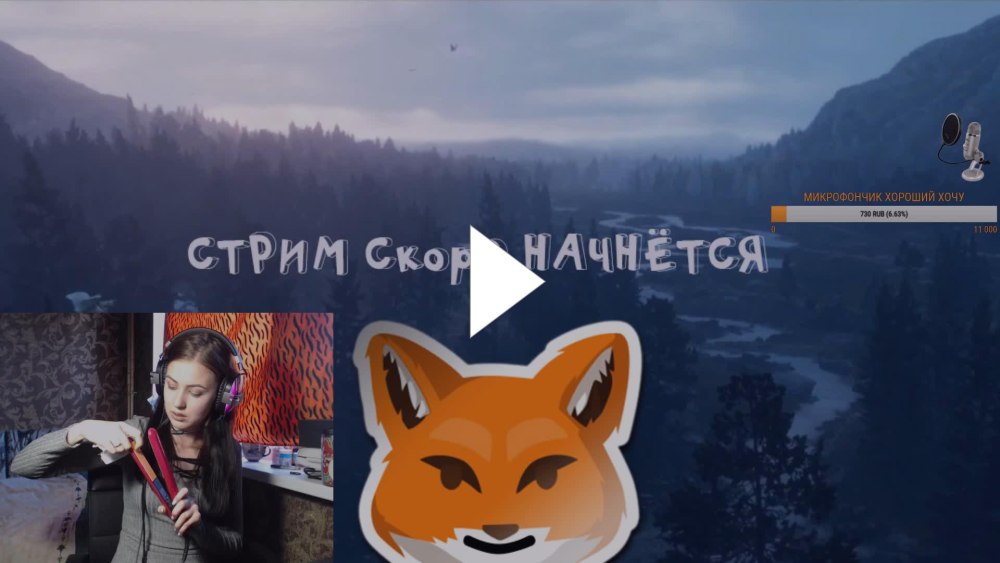 Стрим скоро начнется
