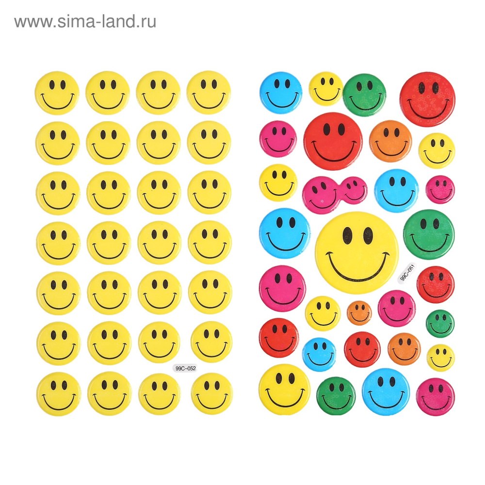 Раскраска инди КИД смайлики