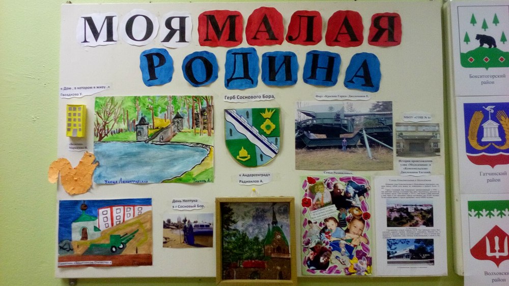 Рисунок родной город