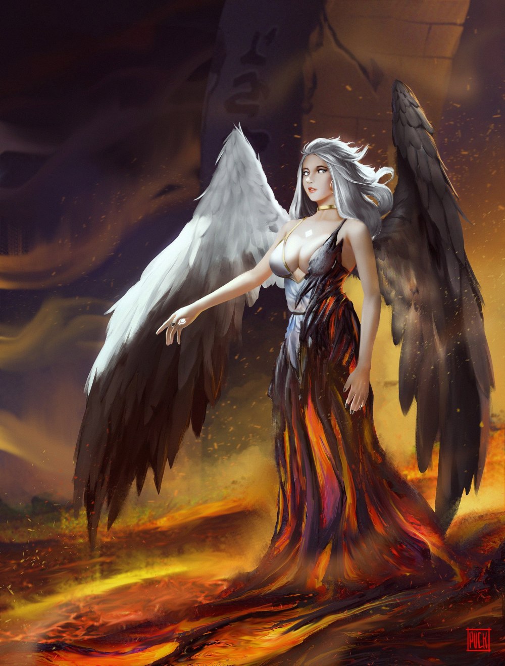 Legend of the cryptids Art ангел