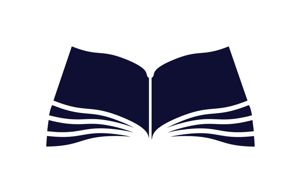 Силуэт открытой книги