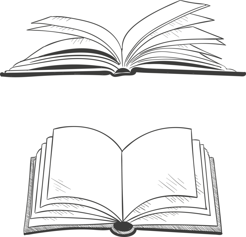 Книга вектор для надпись