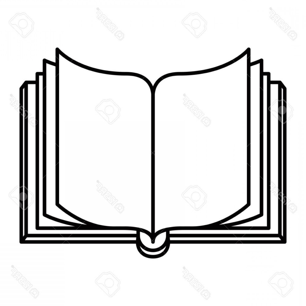 Графическое изображение открытой книги