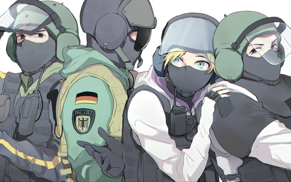 GSG-9 Rainbow Six Siege аниме