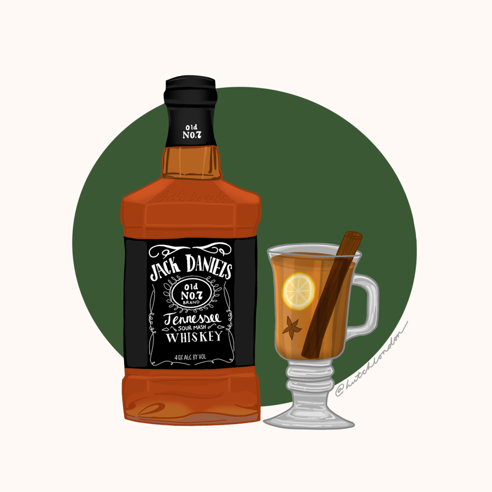 Бутылка виски эскиз