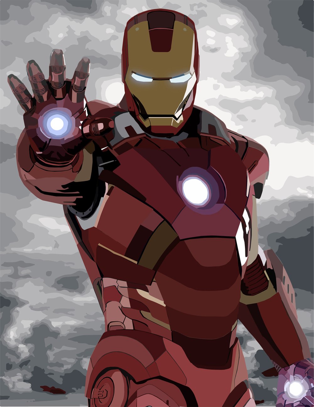 Iron man Железный человек портрет