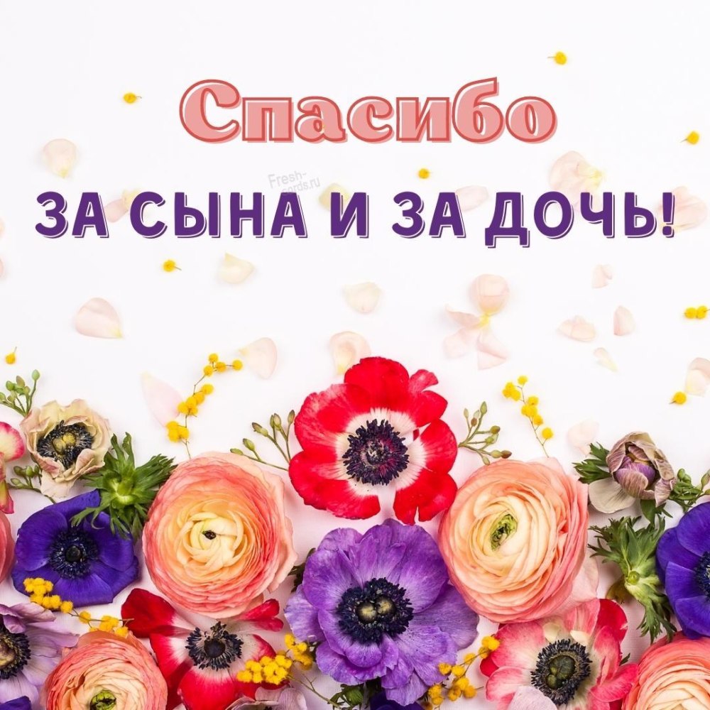Плакаты с благодарностью за рождение сына