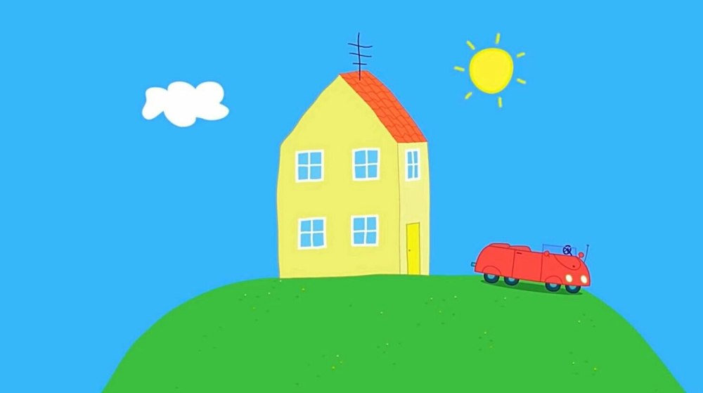 Peppa Pig House Wall