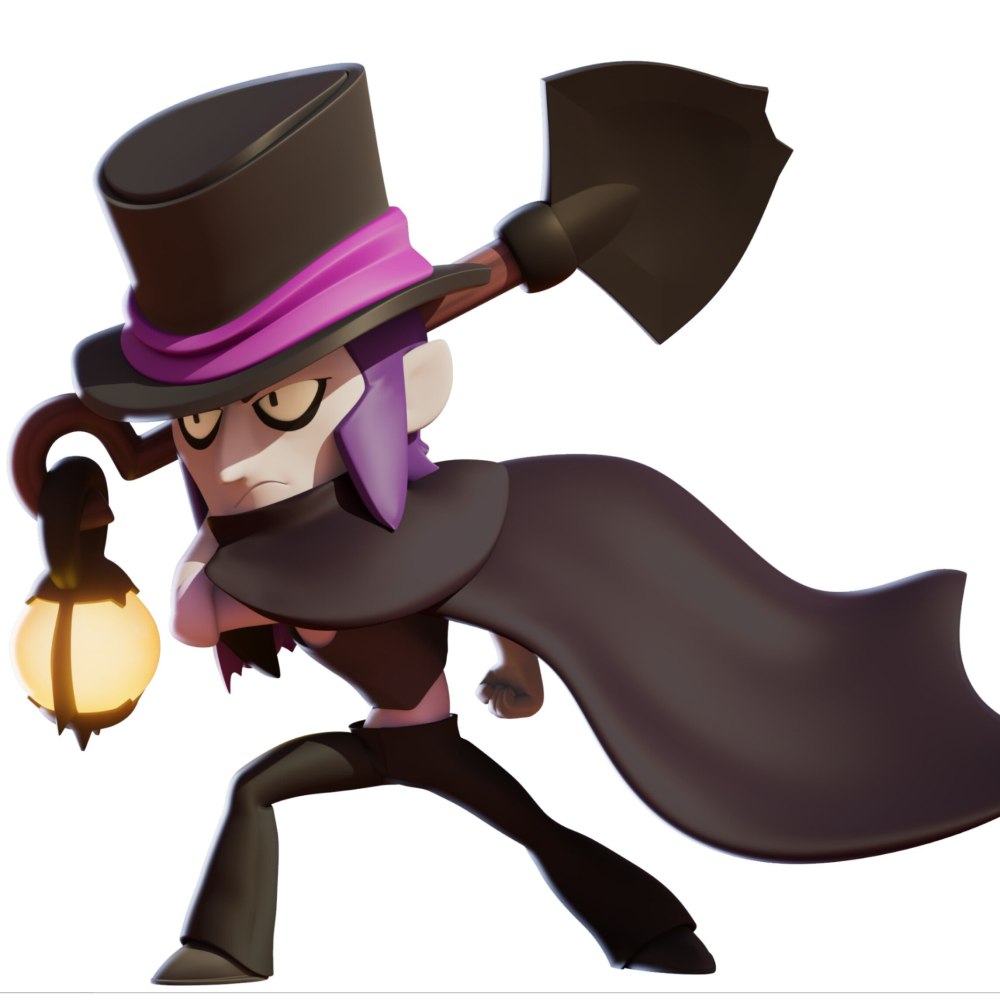 Раскраска Brawl Stars Мортис