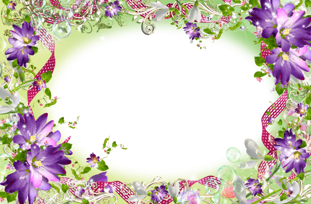 Рамка из цветов