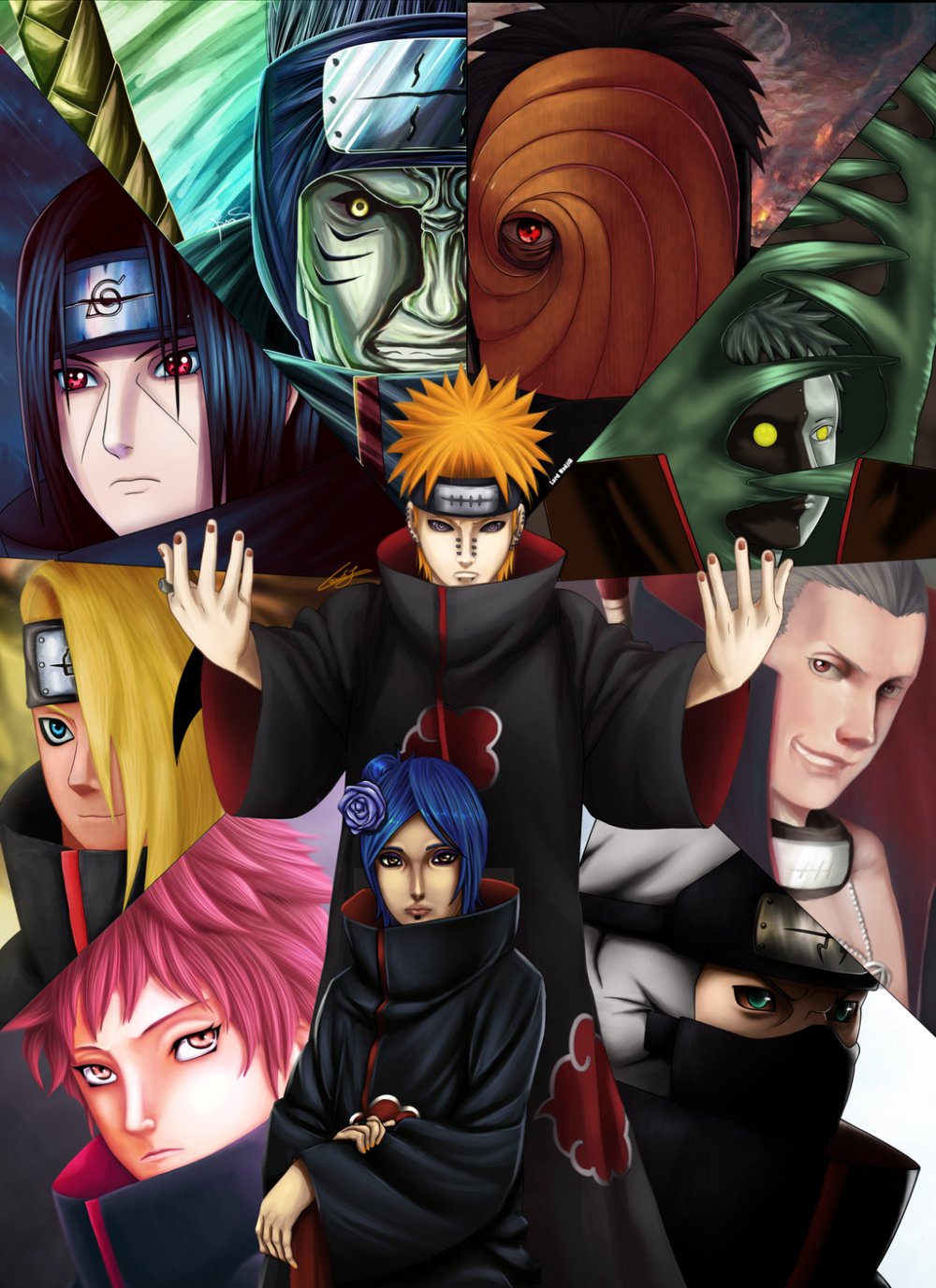 Стойка клана Akatsuki