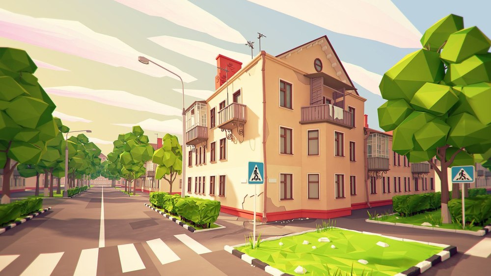 Парк мультяшный
