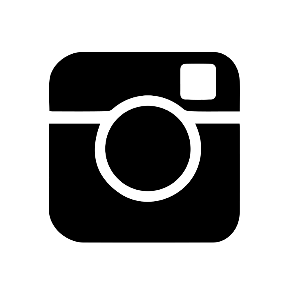 Значок Instagram черный