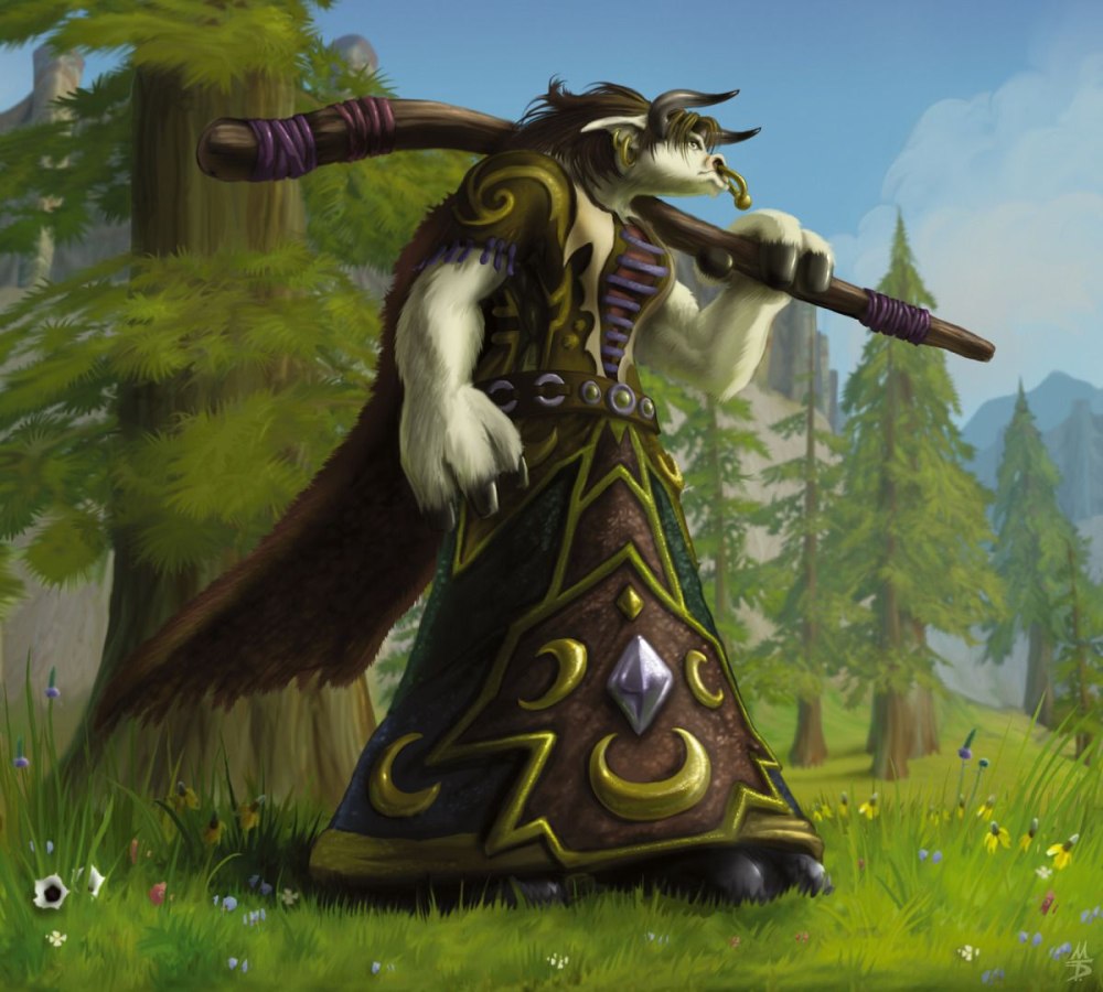 Warcraft таурены друид