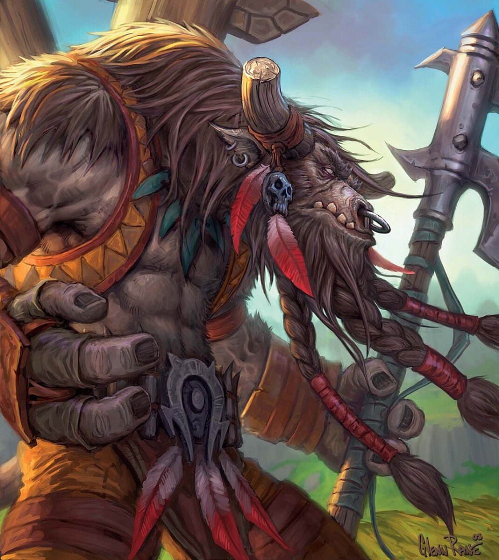 Таурен шаман Warcraft