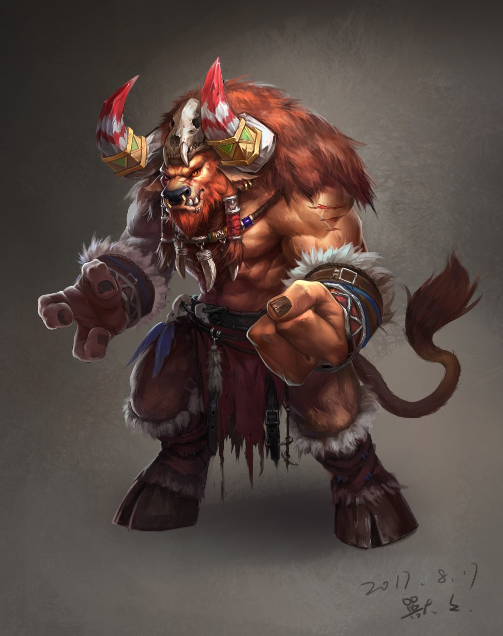 Таурен шаман wow Art