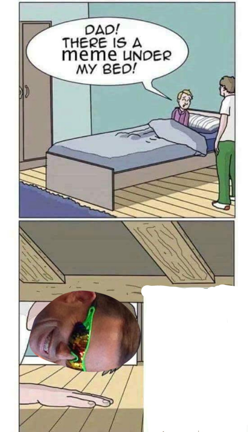 Подкроватный монстр мемы