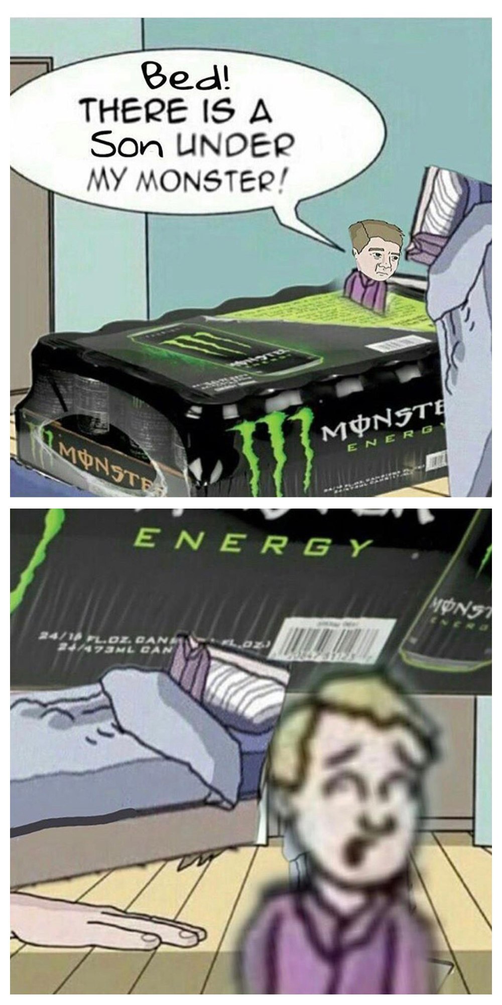 Настоящий монстр комикс