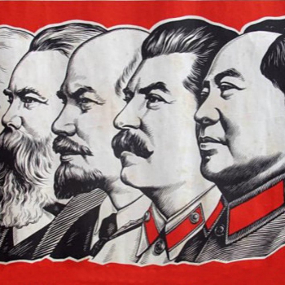 Маркс Энгельс Ленин Сталин плакат