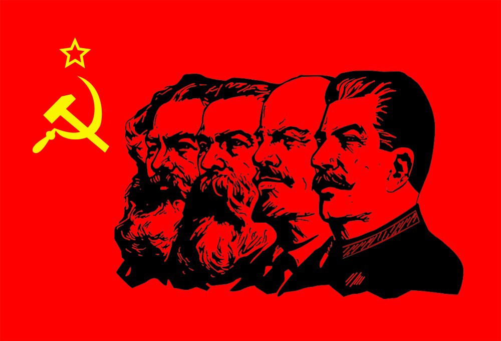 Маркс Энгельс Ленин Сталин плакат