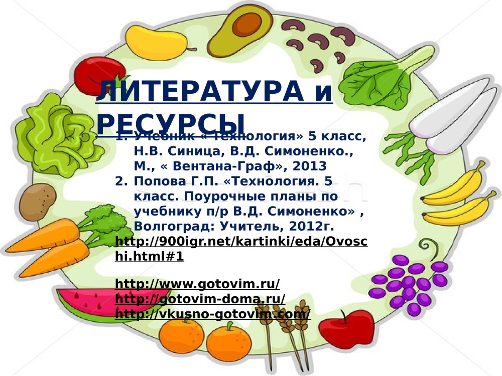 Кулинарный фон